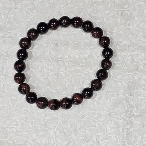 Red Tiger Eye Crystal Bracelet